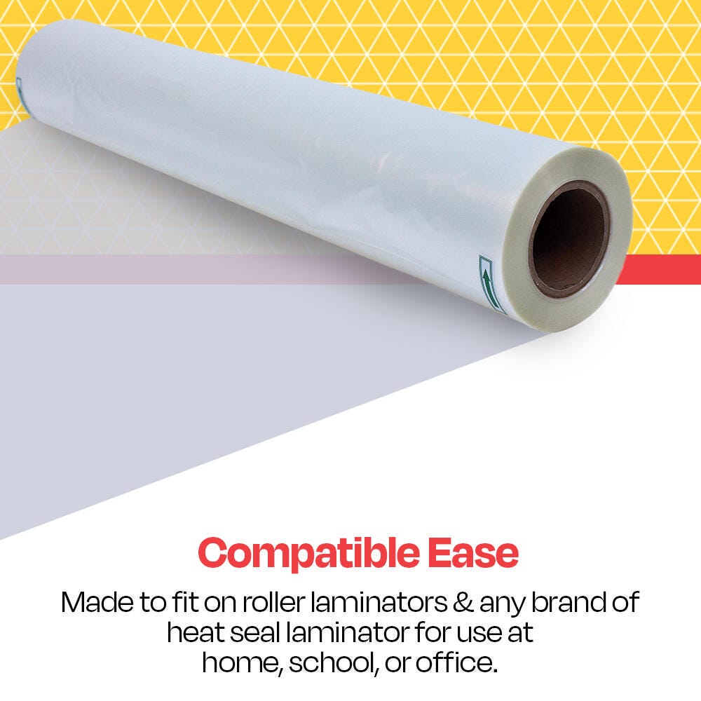 【中古】School Smart Laminating Film 1 1/2 Mil Roll - 27 inch x 500 foot - 1 inch Core - Single Roll by School Smart School Smart Laminating Film Roll, 27 Inches x 500 Feet, 1.5 mil